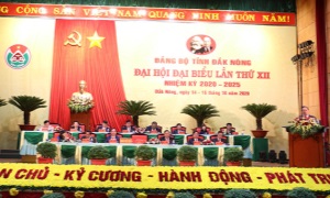 Đại hội đại biểu Đảng bộ tỉnh Đắk Nông lần thứ XII, nhiệm kỳ 2020-2025